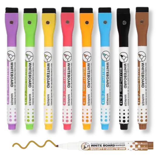 Magnetic Dry Erase Markers with Eraser